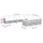 vidaXL 10-tlg. Garten-Sofagarnitur mit Kissen Schwarz Poly Rattan vidaXL 10-tlg. Garten-Sofagarnitur mit Kissen Schwarz Poly Rattan