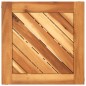 vidaXL Couchtisch mit Drahtgestell Schwarz 38x38x38 cm Akazienholz