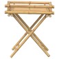 vidaXL Tabletttisch Klappbar 60x40x68 cm Bambus vidaXL Tabletttisch Klappbar 60x40x68 cm Bambus
