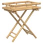 vidaXL Tabletttisch Klappbar 60x40x68 cm Bambus vidaXL Tabletttisch Klappbar 60x40x68 cm Bambus