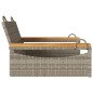 vidaXL Hängesessel Grau 63x62x40 cm Poly Rattan vidaXL Hängesessel Grau 63x62x40 cm Poly Rattan