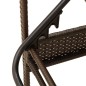 vidaXL Sonnenliege mit Auflage Braun 63x200x81 cm Poly Rattan vidaXL Sonnenliege mit Auflage Braun 63x200x81 cm Poly Rattan