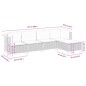 vidaXL 5-tlg. Garten-Sofagarnitur mit Kissen Grau Poly Rattan vidaXL 5-tlg. Garten-Sofagarnitur mit Kissen Grau Poly Rattan