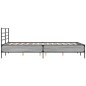 vidaXL Bettgestell Grau Sonoma 120x200 cm Holzwerkstoff und Metall vidaXL Bettgestell Grau Sonoma 120x200 cm Holzwerkstoff und Metall