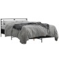 vidaXL Bettgestell Schwarz 140x200 cm Holzwerkstoff und Metall vidaXL Bettgestell Schwarz 140x200 cm Holzwerkstoff und Metall