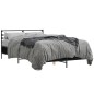vidaXL Bettgestell Schwarz 140x200 cm Holzwerkstoff und Metall vidaXL Bettgestell Schwarz 140x200 cm Holzwerkstoff und Metall