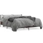 vidaXL Bettgestell Braun Eichen-Optik 160x200 cm Holzwerkstoff Metall vidaXL Bettgestell Braun Eichen-Optik 160x200 cm Holzwerkstoff Metall