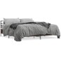 vidaXL Bettgestell Braun Eichen-Optik 180x200 cm Holzwerkstoff Metall vidaXL Bettgestell Braun Eichen-Optik 180x200 cm Holzwerkstoff Metall