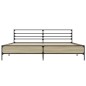 vidaXL Bettgestell Sonoma-Eiche 200x200 cm Holzwerkstoff und Metall vidaXL Bettgestell Sonoma-Eiche 200x200 cm Holzwerkstoff und Metall