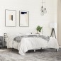vidaXL Bettgestell Grau Sonoma 135x190 cm Holzwerkstoff und Metall vidaXL Bettgestell Grau Sonoma 135x190 cm Holzwerkstoff und Metall