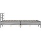 vidaXL Bettgestell Grau Sonoma 135x190 cm Holzwerkstoff und Metall vidaXL Bettgestell Grau Sonoma 135x190 cm Holzwerkstoff und Metall