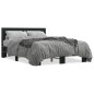 vidaXL Bettgestell Schwarz 120x200 cm Holzwerkstoff und Metall vidaXL Bettgestell Schwarz 120x200 cm Holzwerkstoff und Metall