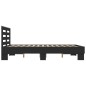 vidaXL Bettgestell Schwarz 120x200 cm Holzwerkstoff und Metall vidaXL Bettgestell Schwarz 120x200 cm Holzwerkstoff und Metall