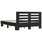 vidaXL Bettgestell Schwarz 120x200 cm Holzwerkstoff und Metall vidaXL Bettgestell Schwarz 120x200 cm Holzwerkstoff und Metall