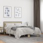 vidaXL Bettgestell Sonoma-Eiche 140x190 cm Holzwerkstoff und Metall vidaXL Bettgestell Sonoma-Eiche 140x190 cm Holzwerkstoff und Metall