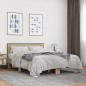 vidaXL Bettgestell Sonoma-Eiche 120x190 cm Holzwerkstoff und Metall vidaXL Bettgestell Sonoma-Eiche 120x190 cm Holzwerkstoff und Metall
