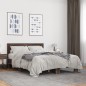 vidaXL Bettgestell Braun Eichen-Optik 135x190 cm Holzwerkstoff Metall vidaXL Bettgestell Braun Eichen-Optik 135x190 cm Holzwerkstoff Metall