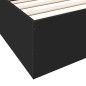 vidaXL Bettgestell Schwarz 200x200 cm Holzwerkstoff vidaXL Bettgestell Schwarz 200x200 cm Holzwerkstoff