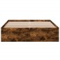 vidaXL Bettgestell Räuchereiche 120x200 cm Holzwerkstoff vidaXL Bettgestell Räuchereiche 120x200 cm Holzwerkstoff