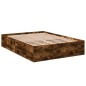 vidaXL Bettgestell Räuchereiche 120x200 cm Holzwerkstoff vidaXL Bettgestell Räuchereiche 120x200 cm Holzwerkstoff