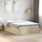 vidaXL Bettgestell Sonoma-Eiche 120x190 cm Holzwerkstoff vidaXL Bettgestell Sonoma-Eiche 120x190 cm Holzwerkstoff