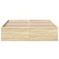 vidaXL Bettgestell Sonoma-Eiche 120x190 cm Holzwerkstoff vidaXL Bettgestell Sonoma-Eiche 120x190 cm Holzwerkstoff