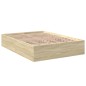 vidaXL Bettgestell Sonoma-Eiche 120x190 cm Holzwerkstoff vidaXL Bettgestell Sonoma-Eiche 120x190 cm Holzwerkstoff