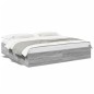 vidaXL Bettgestell Grau Sonoma 180x200 cm Holzwerkstoff vidaXL Bettgestell Grau Sonoma 180x200 cm Holzwerkstoff