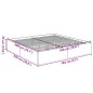 vidaXL Bettgestell Grau Sonoma 180x200 cm Holzwerkstoff vidaXL Bettgestell Grau Sonoma 180x200 cm Holzwerkstoff