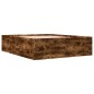 vidaXL Bettgestell Räuchereiche 160x200 cm Holzwerkstoff vidaXL Bettgestell Räuchereiche 160x200 cm Holzwerkstoff