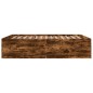 vidaXL Bettgestell Räuchereiche 160x200 cm Holzwerkstoff vidaXL Bettgestell Räuchereiche 160x200 cm Holzwerkstoff