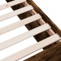 vidaXL Bettgestell Räuchereiche 160x200 cm Holzwerkstoff vidaXL Bettgestell Räuchereiche 160x200 cm Holzwerkstoff