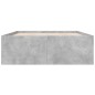 vidaXL Bettgestell Betongrau 135x190 cm Holzwerkstoff vidaXL Bettgestell Betongrau 135x190 cm Holzwerkstoff
