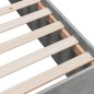 vidaXL Bettgestell Betongrau 135x190 cm Holzwerkstoff vidaXL Bettgestell Betongrau 135x190 cm Holzwerkstoff