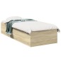 vidaXL Bettgestell Sonoma-Eiche 90x190 cm Holzwerkstoff vidaXL Bettgestell Sonoma-Eiche 90x190 cm Holzwerkstoff