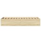 vidaXL Bettgestell Sonoma-Eiche 90x190 cm Holzwerkstoff vidaXL Bettgestell Sonoma-Eiche 90x190 cm Holzwerkstoff