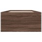vidaXL Bettgestell Braun Eichen-Optik 100x200 cm Holzwerkstoff vidaXL Bettgestell Braun Eichen-Optik 100x200 cm Holzwerkstoff