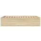 vidaXL Bettgestell Sonoma-Eiche 120x190 cm Holzwerkstoff vidaXL Bettgestell Sonoma-Eiche 120x190 cm Holzwerkstoff