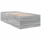 vidaXL Bettgestell Grau Sonoma 90x200 cm Holzwerkstoff vidaXL Bettgestell Grau Sonoma 90x200 cm Holzwerkstoff