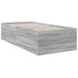 vidaXL Bettgestell Grau Sonoma 90x200 cm Holzwerkstoff vidaXL Bettgestell Grau Sonoma 90x200 cm Holzwerkstoff