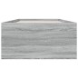 vidaXL Bettgestell Grau Sonoma 90x200 cm Holzwerkstoff vidaXL Bettgestell Grau Sonoma 90x200 cm Holzwerkstoff
