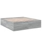 vidaXL Bettgestell Grau Sonoma 180x200 cm Holzwerkstoff vidaXL Bettgestell Grau Sonoma 180x200 cm Holzwerkstoff