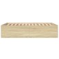 vidaXL Bettgestell Sonoma-Eiche 120x200 cm Holzwerkstoff vidaXL Bettgestell Sonoma-Eiche 120x200 cm Holzwerkstoff