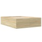 vidaXL Bettgestell Sonoma-Eiche 120x200 cm Holzwerkstoff vidaXL Bettgestell Sonoma-Eiche 120x200 cm Holzwerkstoff