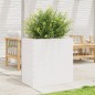 vidaXL Pflanzkübel Weiß 70x40x68,5 cm Massivholz Kiefer vidaXL Pflanzkübel Weiß 70x40x68,5 cm Massivholz Kiefer