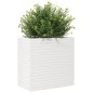 vidaXL Pflanzkübel Weiß 70x40x68,5 cm Massivholz Kiefer vidaXL Pflanzkübel Weiß 70x40x68,5 cm Massivholz Kiefer