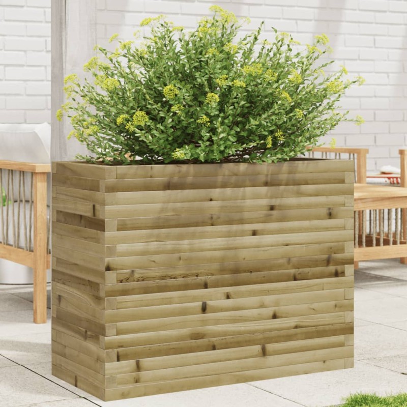 vidaXL Pflanzkübel 90x40x68,5 cm Kiefernholz Imprägniert vidaXL Pflanzkübel 90x40x68,5 cm Kiefernholz Imprägniert