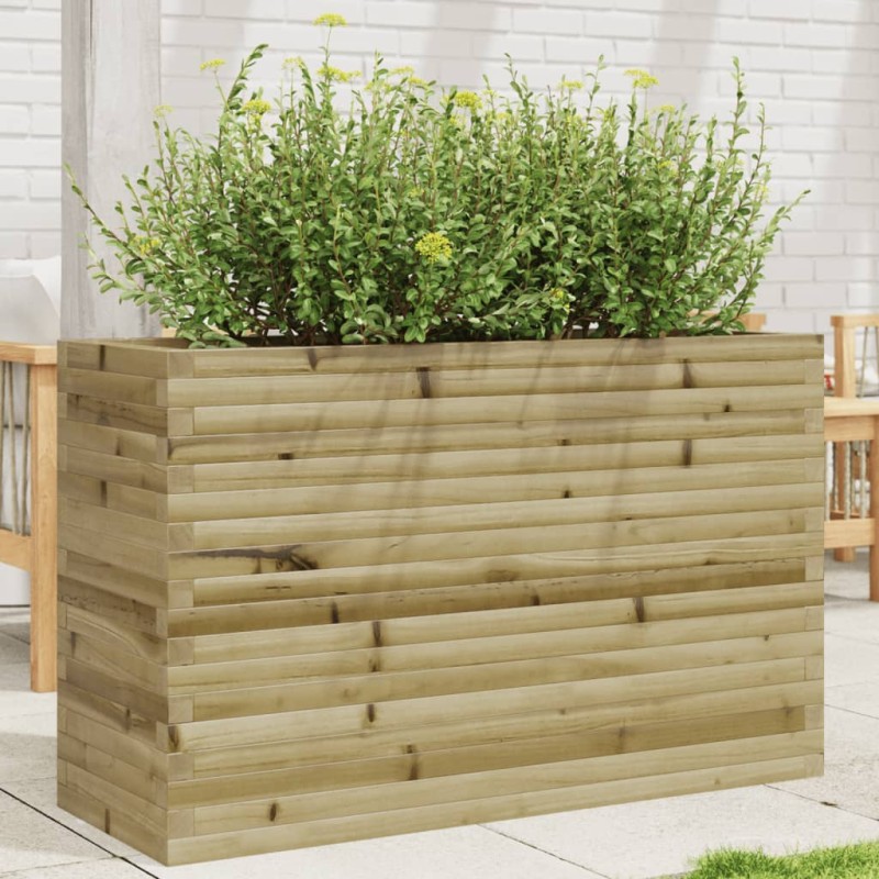 vidaXL Pflanzkübel 110x40x68,5 cm Kiefernholz Imprägniert vidaXL Pflanzkübel 110x40x68,5 cm Kiefernholz Imprägniert