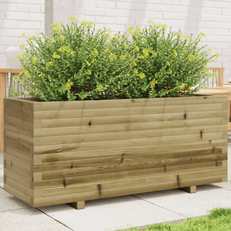 vidaXL Pflanzkübel 110x40x49,5 cm Kiefernholz Imprägniert vidaXL Pflanzkübel 110x40x49,5 cm Kiefernholz Imprägniert