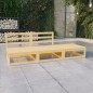 3-tlg. Garten-Lounge-Set Kiefer Massivholz 3-tlg. Garten-Lounge-Set Kiefer Massivholz